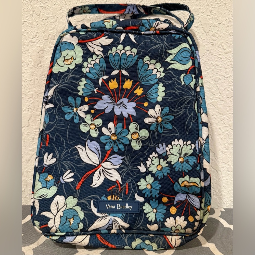 Vera Bradley floral bursts blue lunch bunch bag